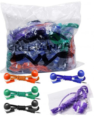Bulk Earbuds Headphones 100 Pack Earphones- Keewonda Wholesale Classroom Ear Buds Kids Bulk Headphones Mixed 5 Assorted Colors Earbuds for Schools, Libraries, Hospitals (Mixed-Color) Bulk Earbuds Headphones 100 Pack Earphones- Keewonda Wholesale Classroom Ear Buds Kids Bulk Headphones Mixed 5 Assorted Colors Earbuds for Schools, Libraries, Hospitals (Mixed-Color)